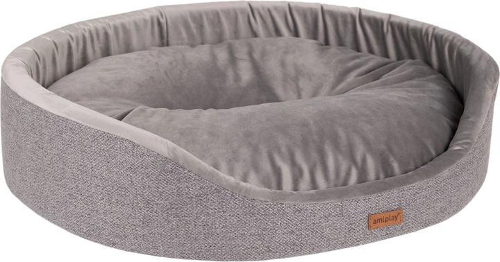 Legowisko dla psów Amiplay Siena XXL Szare (5907563303096) - obraz 2