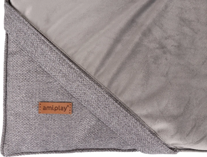 Mata dla psów Amiplay Siena XL Szara (5907563299054) - obraz 4