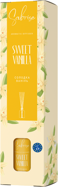 Ароматический диффузор Sabrise Sweet Vanilla 30 мл (SL0002) - Фото 1 Ароматический диффузор Sabrise Sweet Vanilla 30 мл (SL0002) - изображение 1