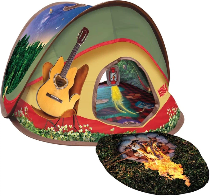 Tunel dla kotów Kong Play Spaces Glamping Tent (35585530079) - obraz 2