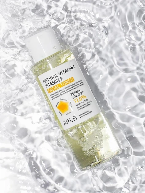 Тонік для обличчя APLB Retinol Vitamin C Vitamin E зволожувальний 160 мл (8809874683225) - зображення 4