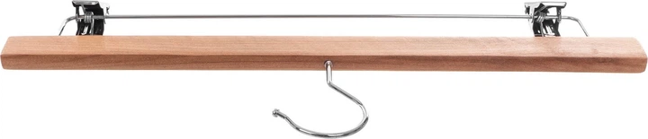 Набір вішалок для одягу Kadax Pablo дерев'яні із затискачами 6 шт K12117 (5906638318256) - зображення 3