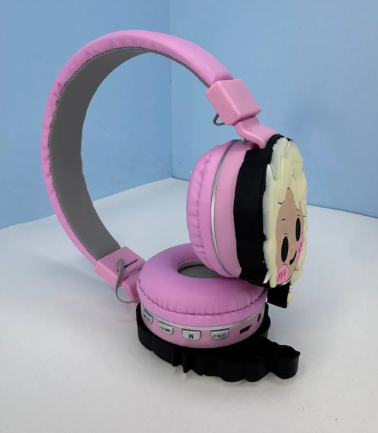 Наушнки Headset детские беспроводные Ельза Холодное сердце с з Bluetooth и микрофоном для девочки, регулируемій размер, розовые (SVS) - Фото 2 Наушнки Headset детские беспроводные Ельза Холодное сердце с з Bluetooth и микрофоном для девочки, регулируемій размер, розовые (SVS) - изображение 2