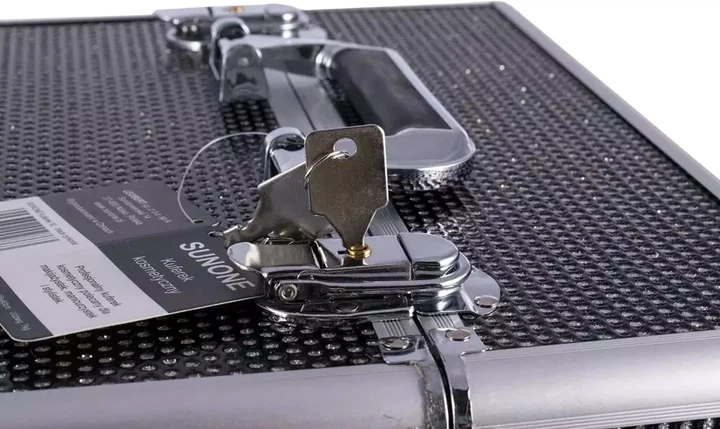 Органайзер для майстра манікюру SunOne чорний з цирконієм XL 35x25x42 см (5903332002863) - зображення 2