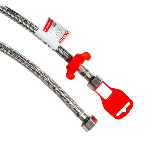 Гнучка підводка в силіконовій оболонці Koer KH-02-FF1/2"-400 (KR3513) - Фото 3 Гнучка підводка в силіконовій оболонці Koer KH-02-FF1/2"-400 (KR3513) - зображення 3
