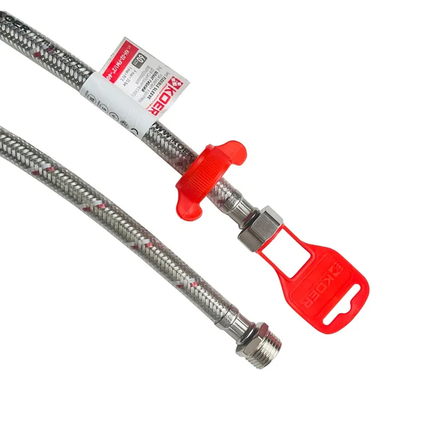 Гибкая подводка в силиконовой оболочке Koer KH-02-FM1/2"-1000 (KR3526) - изображение 3