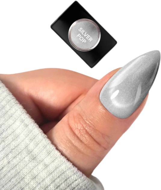 Lakier hybrydowy Silcare ManiMore Cat Eye Silver Pop 10 g (5902560570205) - obraz 2