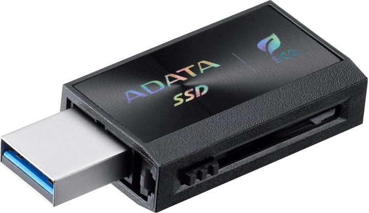 Dysk SSD Adata SC730 512GB USB 3.2 Gen2 Type-C/Type-A Black (SC730-512G-CACTI) - obraz 4