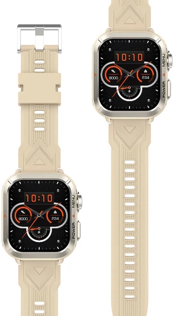 Smartwatch Blackview W30 Call Khaki Piaskowy (6931548314301) - obraz 5