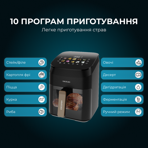 Мультипечь CECOTEC Cecofry&Grill Smokin' 4500 A01_EU01_101134 - изображение 2