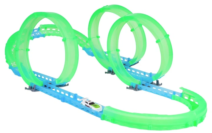Автомобльний трек Rapid World Grow in Dark 38 елементів (5903864970074) - зображення 3