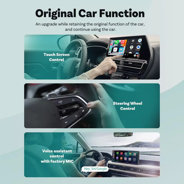 Беспроводной CarPlay/Android Auto адаптер для авто, OTTOCAST MINI 2025 - изображение 5
