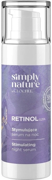 Сироватка для обличчя Clochee Simply Nature Retinol стимулююча на ніч 30 мл (5903900380997) - зображення 2