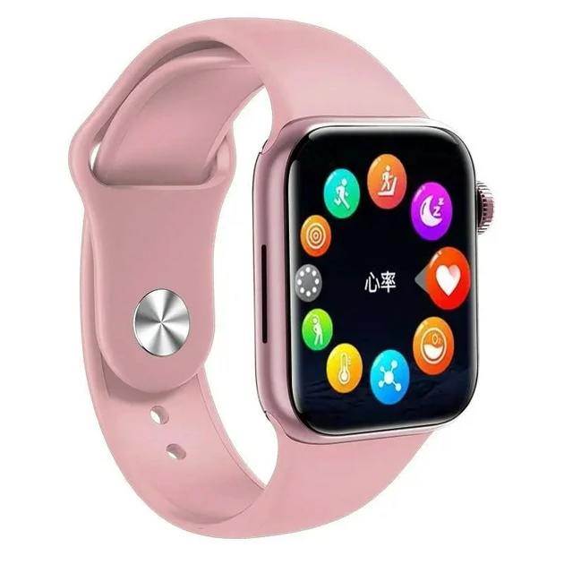 Смарт-часы Smart Watch GS8 Мах 45 mm украинское меню с функцией звонка Матовые розовые (1756375748) - Фото 2 Смарт-часы Smart Watch GS8 Мах 45 mm украинское меню с функцией звонка Матовые розовые (1756375748) - изображение 2