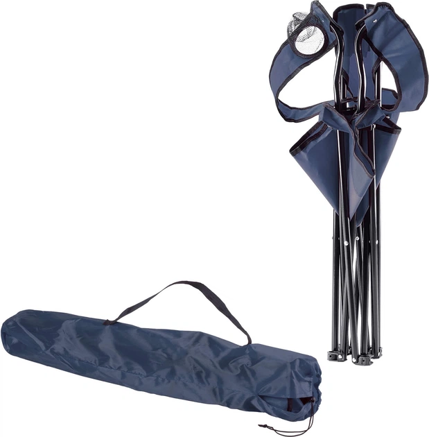 Krzesło składane wędkarskie Kadax Niebieski K4377 (5903699434185) - obraz 6