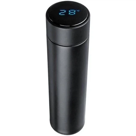 Умный термос с индикатором температуры сенсорный OPT-TOP T-Bottle 919 500 мл Black (2019461064) - изображение 7