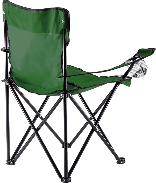 Krzesło składane wędkarskie Kadax Zielone K8794 (5903699481431) - obraz 3