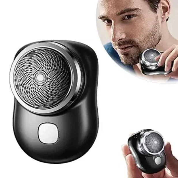 Электрическая минибритва-брелок No Brand на аккумуляторе беспроводная USB Mini Shaver Black (2093506432) - изображение 3