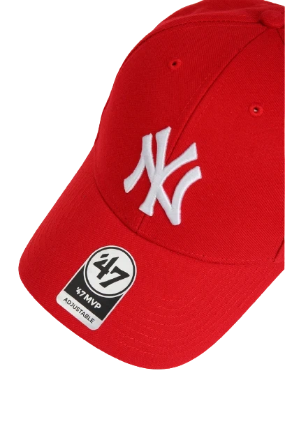 Кепка MVP 47 Brand YANKEES/YANKEES One Size Grey/Red B-MVP17WBV-RD - изображение 4