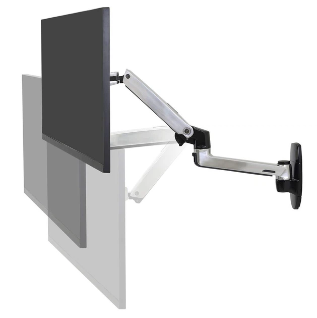 Uchwyt biurkowy do monitora Ergotron LX Wall Monitor Arm Silver (45-243-026) - obraz 3