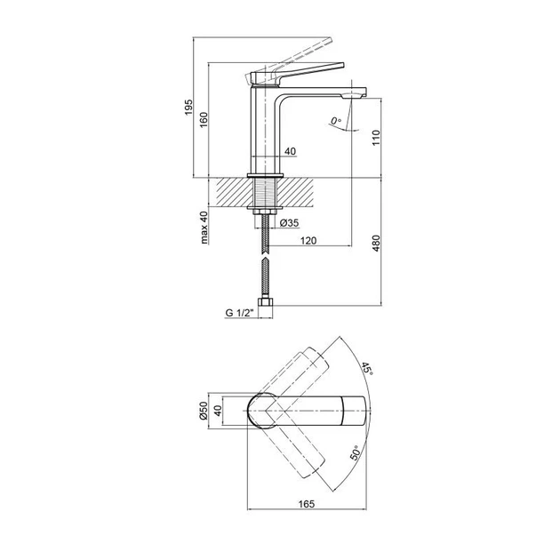 Смеситель для раковины Qtap Slavonice QTSLV1042103C Chrome - изображение 2