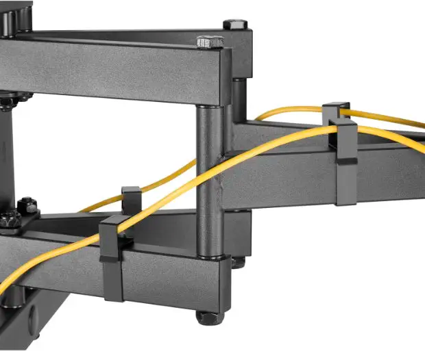 Кронштейн для телевізора Maclean MC-881 37'' - 80" Vesa 60kg Black (MC-881) - зображення 5