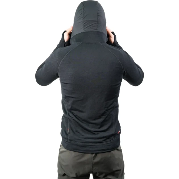 Флісова кофта Turbat Ilma Hood Mns Jet black S (100064702) - зображення 3