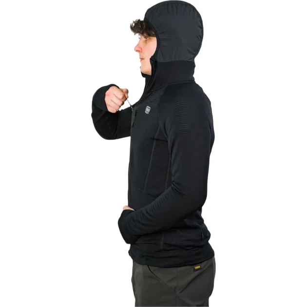 Флісова кофта Turbat Ilma Hood Mns Jet black S (100064702) - зображення 6