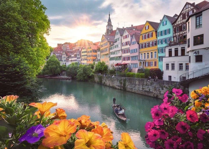 Puzzle Ravensburger Trip to Tubingen 1000 elementów (4005555014256) - obraz 2