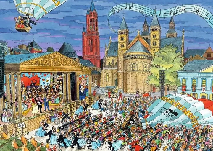Пазл Ravensburger Fleroux Maastricht 1000 елементів (4005555008156) - зображення 2