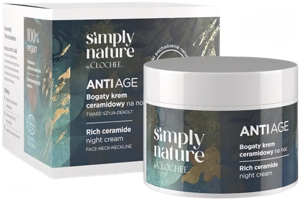 Крем для обличчя Clochee Simply Nature антивіковий 50 мл (5903900380935) - зображення 2