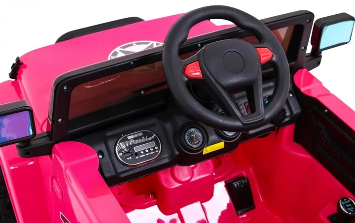 Samochód elektryczny dla dzieci Full Time 4WD Różowy (5903864904666) - obraz 9