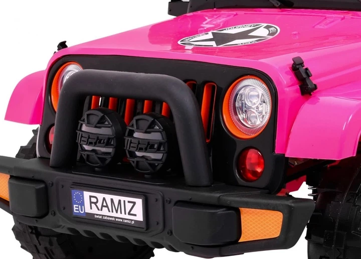 Samochód elektryczny dla dzieci Full Time 4WD Różowy (5903864904666) - obraz 11