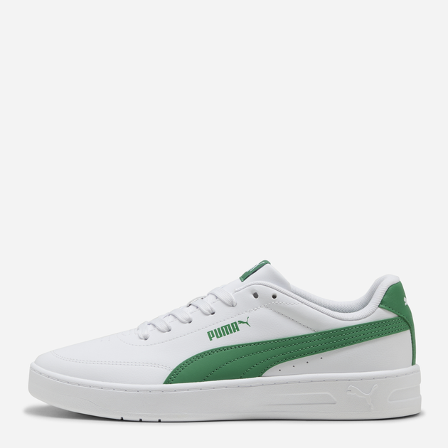 Мужские кеды низкие Puma Court Classic Clean 40222318 46 (11UK) 30 см White/Archive Green (4069161778537) - изображение 3