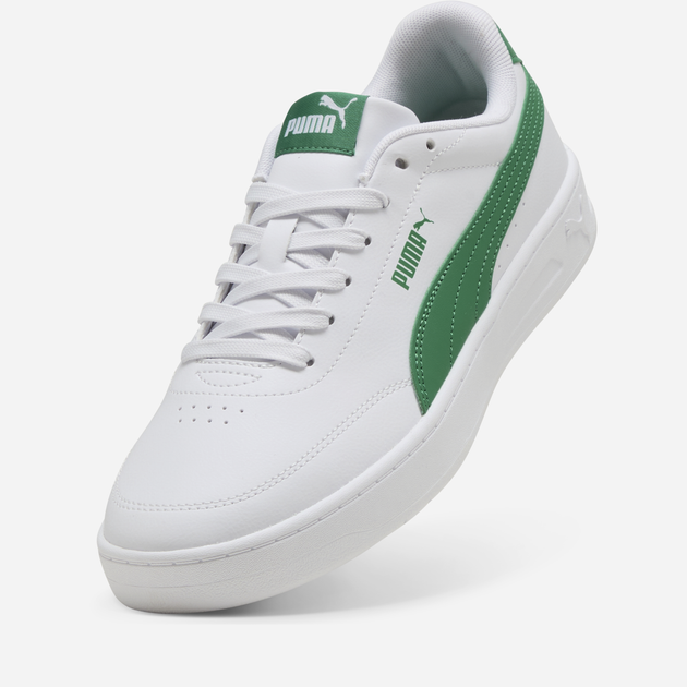 Мужские кеды низкие Puma Court Classic Clean 40222318 46 (11UK) 30 см White/Archive Green (4069161778537) - изображение 5