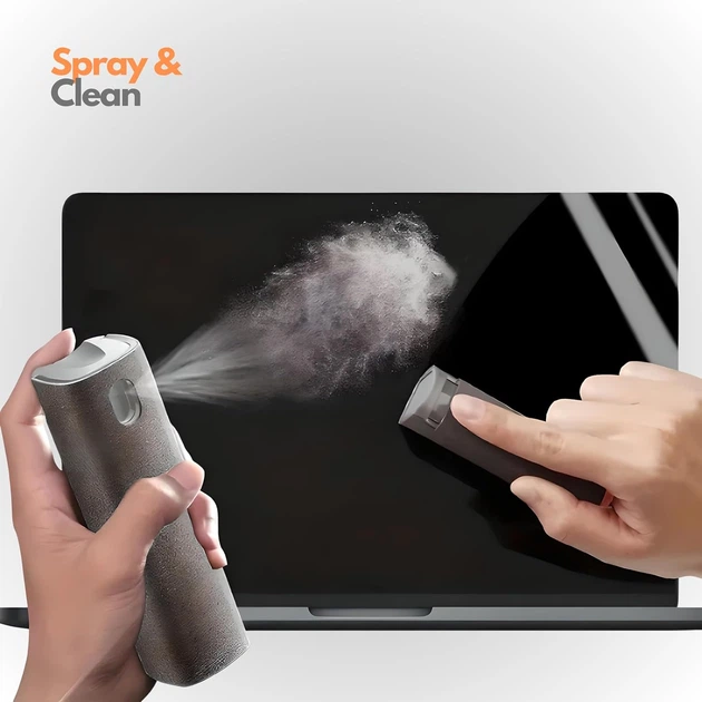 Набор для чистки экрана телефона и других девайсов Screen Cleaner Black 9х2,5х2,5 см - изображение 6