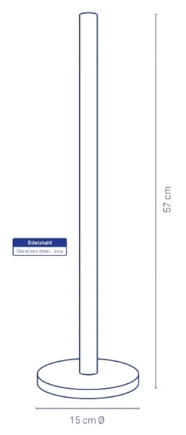 Тримач для туалетного паперу Kela Carta Сріблястий (KE-22828) - зображення 3