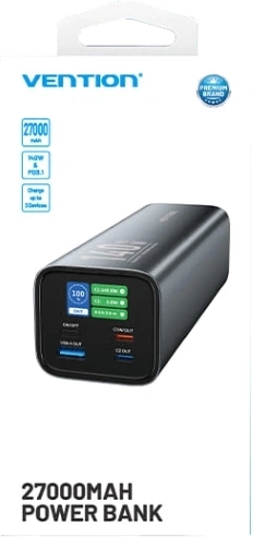 УМБ Vention 27000mAh 140W Gray (6922794786486) - зображення 2