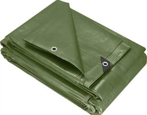 Plandeka Springos 6 x 8 m 120 g/m2 Zielona (GA2126) - obraz 3