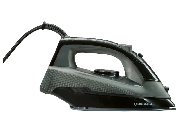 Паровой утюг SilverCrest SDBG 2200 A1 керамическая подошва 2180 Вт Black/Grey - изображение 3