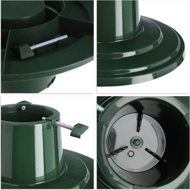 Stojak choinkowy Kadax Orbita 39 cm Zielony K5513 (5903699446553) - obraz 4