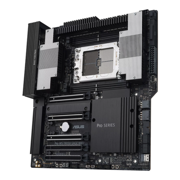 Материнська плата Asus PRO WS TRX50-SAGE WIFI Socket TR5 (PRO WS TRX50-SAGE WIFI) - Фото 3 Материнська плата Asus PRO WS TRX50-SAGE WIFI Socket TR5 (PRO WS TRX50-SAGE WIFI) - изображение 3