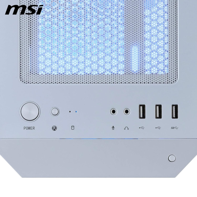 Корпус MSI MAG Forge M100R ARGB White - зображення 5
