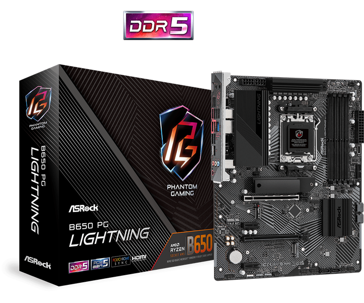 Материнська плата ASRock B650 PG Lightning Socket AM5 (B650 PG Lightning) - зображення 5