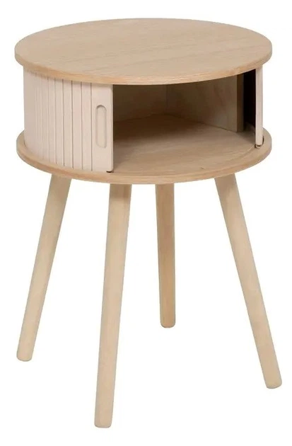 Приліжкова тумбочка Atmosphera Nyos MDF 54 x 40 см Бежева (3560233558626) - зображення 2