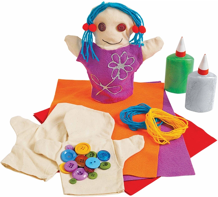 Креативний набір Colorations для декорування ручних ляльок 12 елементів CANPUP (191487012928) - зображення 2