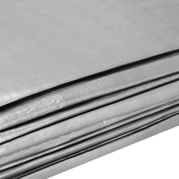 Брезент Springos 6 x 8 м 210 г/м2 Сірий (GA2139) - зображення 4