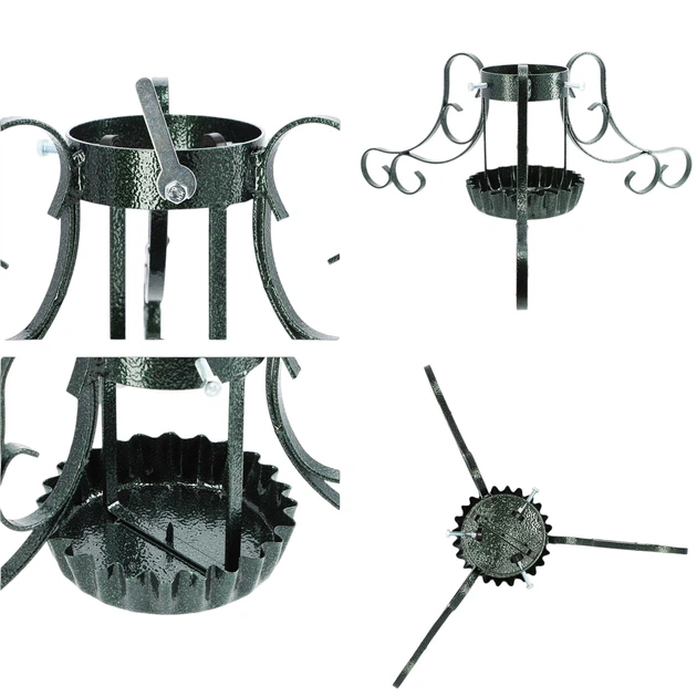 Stojak choinkowy Kadax Retro 64 cm Zielony K2460 (5903699414743) - obraz 5