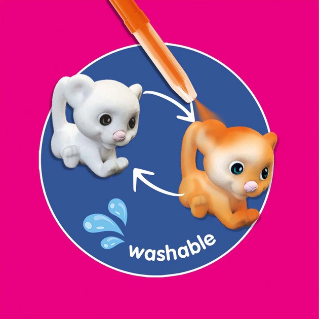 Набір аерографів SES Creative Тварини сафарі 3399766 (8710341143350) - зображення 4