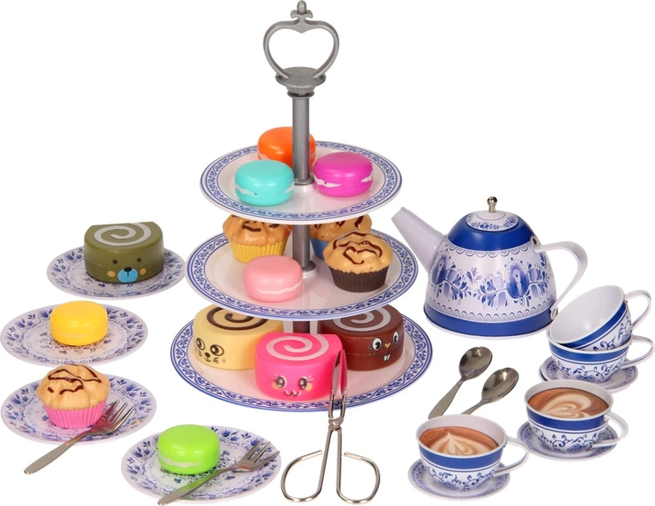 Zestaw do herbaty ZHONGJIEMING TOYS z piętrowym stojakiem 7910976 (8718012055858) - obraz 2